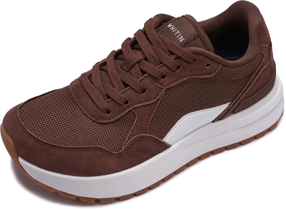 WHITIN Women's Wide Walking Shoes with Cushioned EVA Midsole S303
