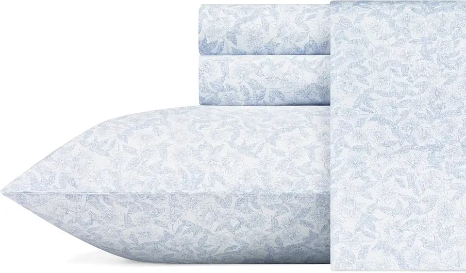 Laura Ashley - Twin Sheet Set with Fitted Sheet & Pillowcase