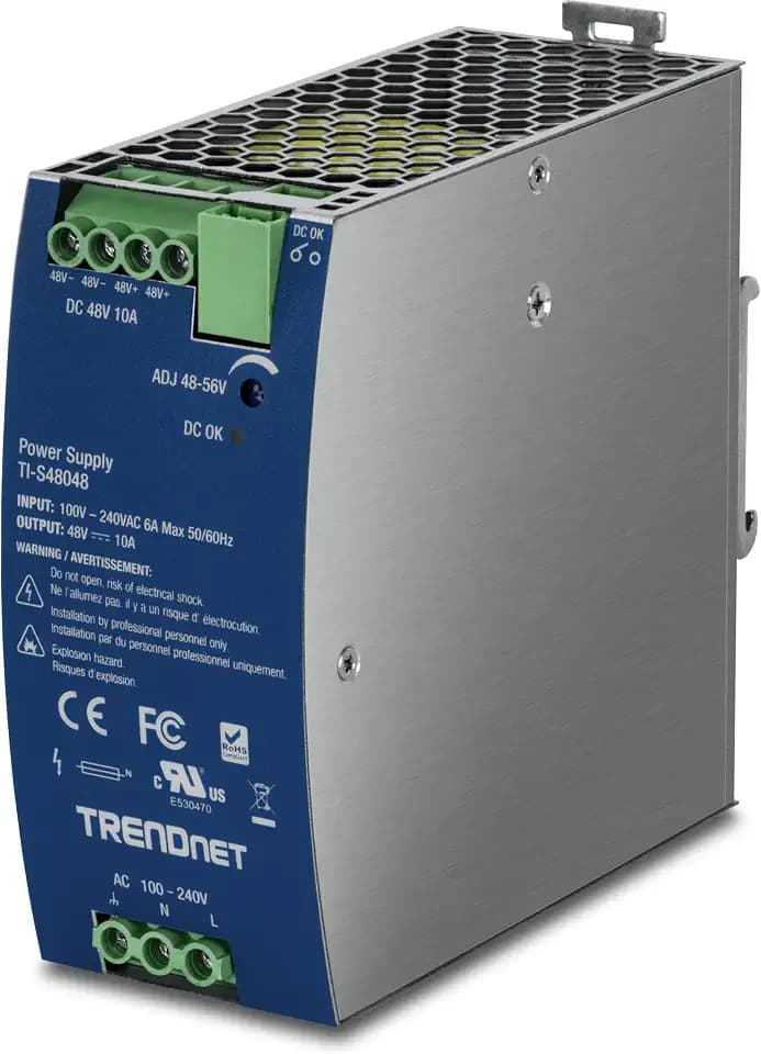 TRENDNET| Ti-S48048 |AC-zu-Dc|Din-Schienen-Netzteil