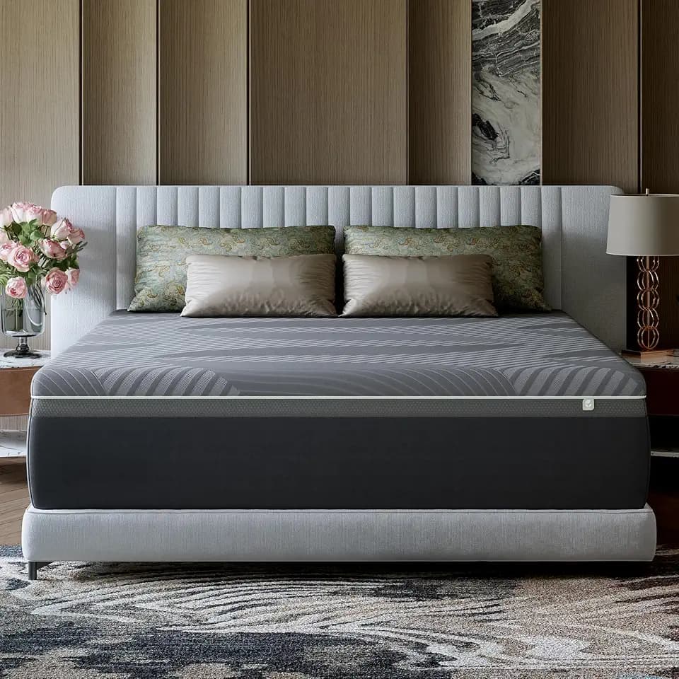 Novilla King Size Mattress 16 Inch, Memory Foam King Mattress