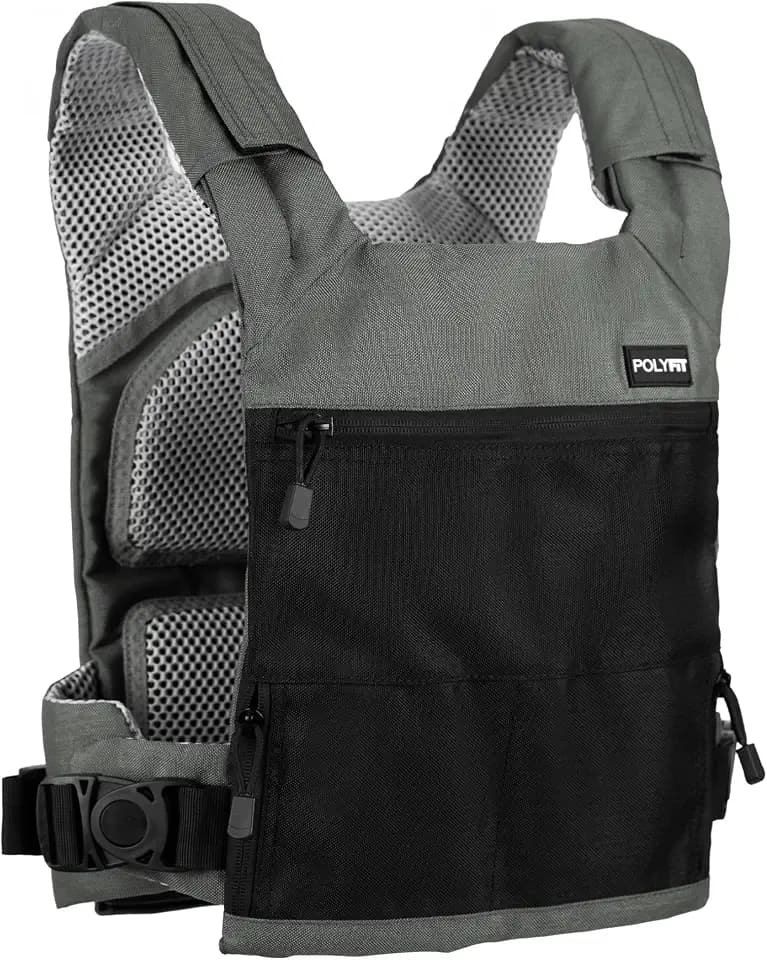 Polyfit Nova Weighted Vest - Quick-Release Workout Vest for Men & Women