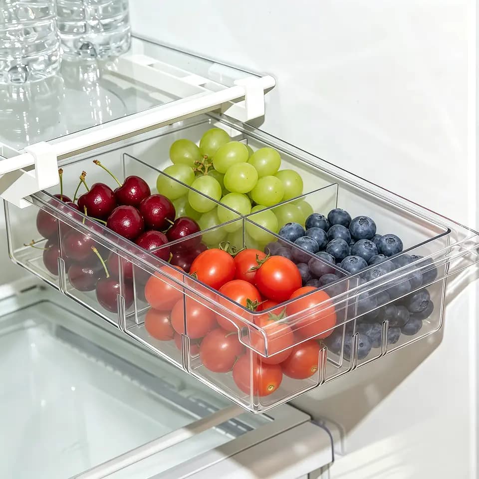Refrigerator Organizers Storage Fridge Drawer, Storage Containers - 1pc(S)