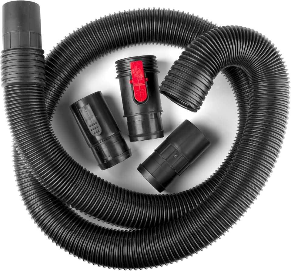 WORKSHOP Wet/Dry Vacs WS25020A 2-1/2-in. x 7-ft. Locking Shop Vacuum Hose