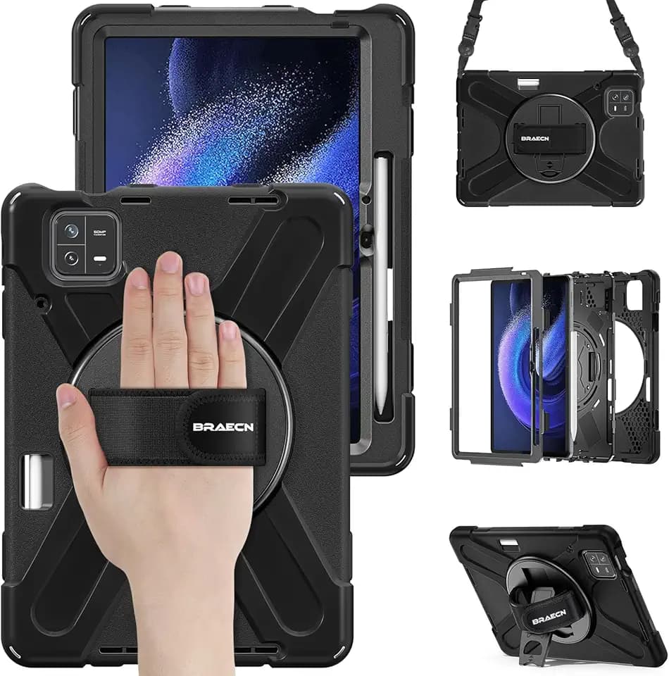 BRAECN Hülle für Xiaomi Pad 6/Pad 6 Pro - 11 Zoll 2023 Schwarz