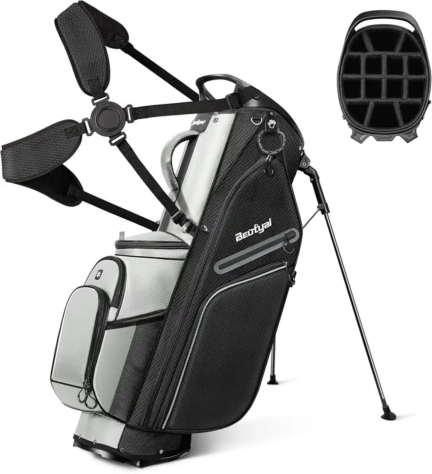 14 Way Golf Stand Bag, Full Length Divider Lightweight Golf Bag