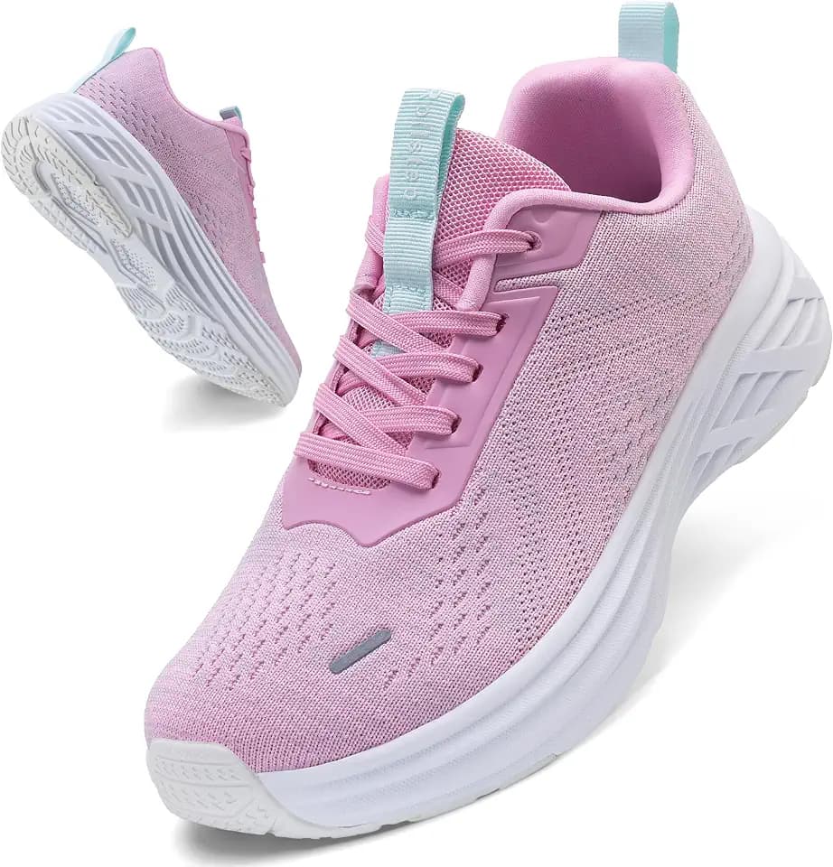 Wide Toe Box Shoes Women Sneakers Extra Wide Width Arch Support Non-Slip Tennis Athletic Ultralight Running Shoes for Women Walking Diabetic Plantar Fasciitis Footwear 6-12