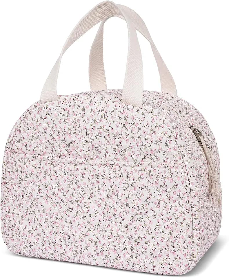 honitty Lunch Box for Women (A-Pink Flower)