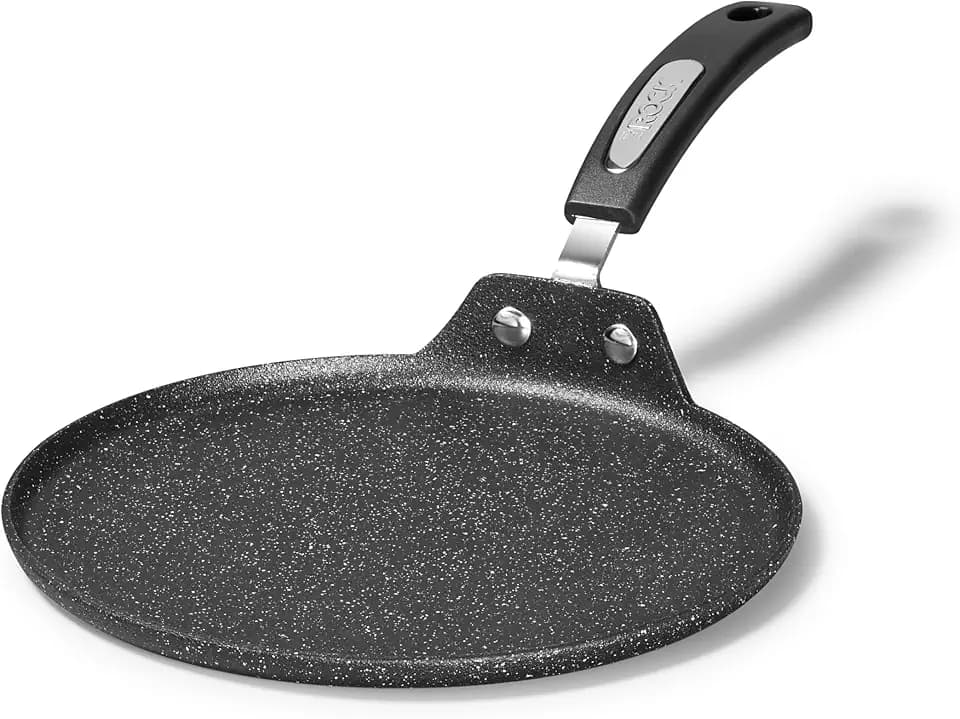 Starfrit The Rock 26cm (10") Tawa Multi Pan, Non-Stick, Forged Aluminum