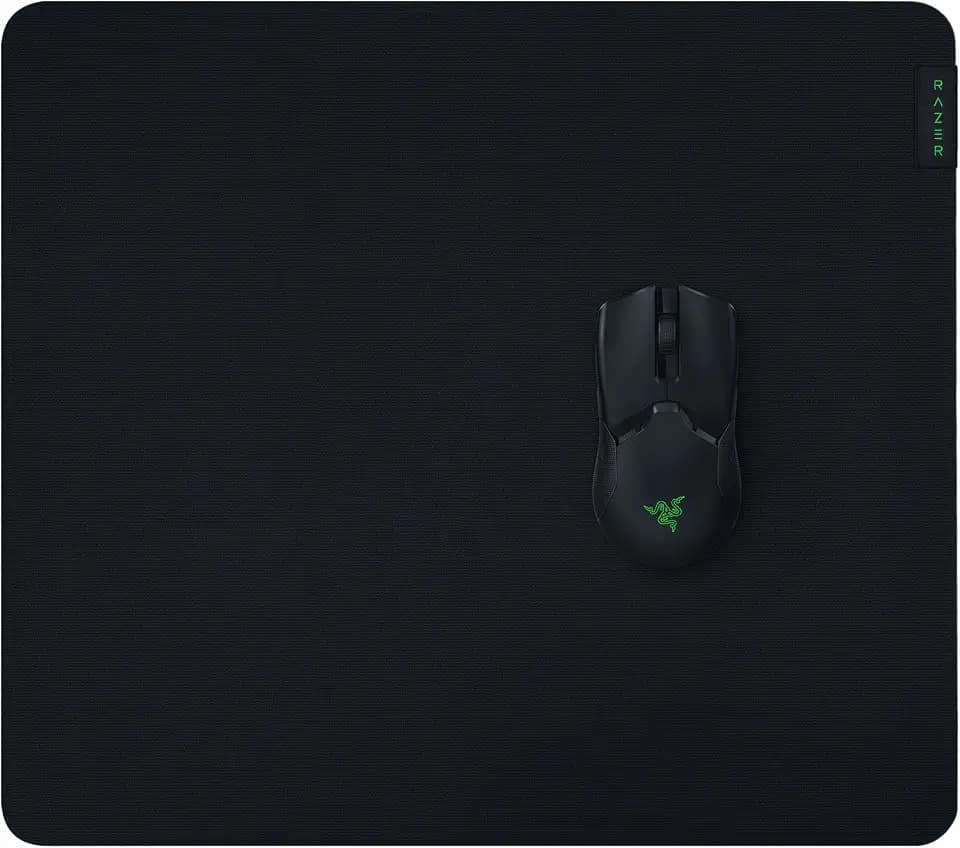 Razer Gigantus V2 Large - Weiches Gaming-Mauspad für schnelle Spielstile und optimale Kontrolle (450 x 400 x 3mm, Texturierter Stoff aus Mikrogewebe, Rutschfestes Gummi) Schwarz