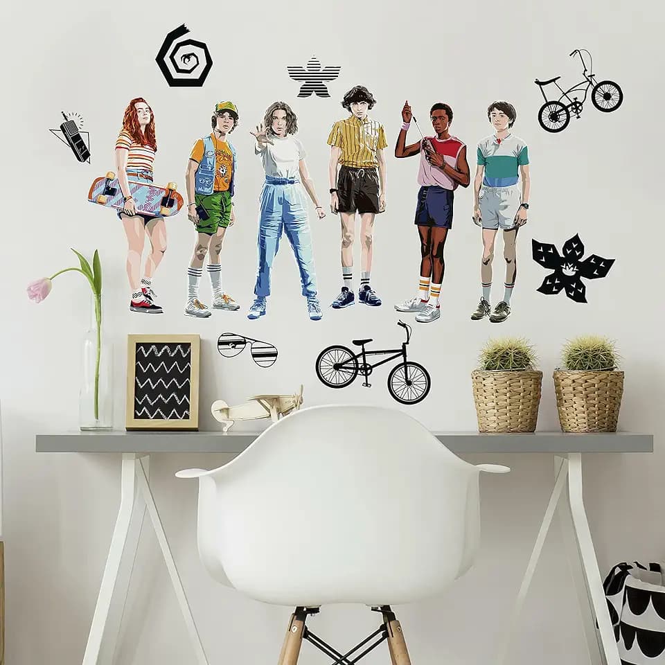 Stranger Things Peel and Stick Wall Decals by RoomMates