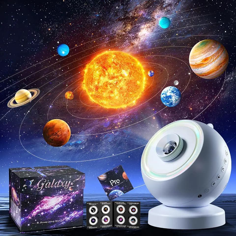 Sternenhimmel Projektor 16 Wechselbare Discs Galaxy Projector