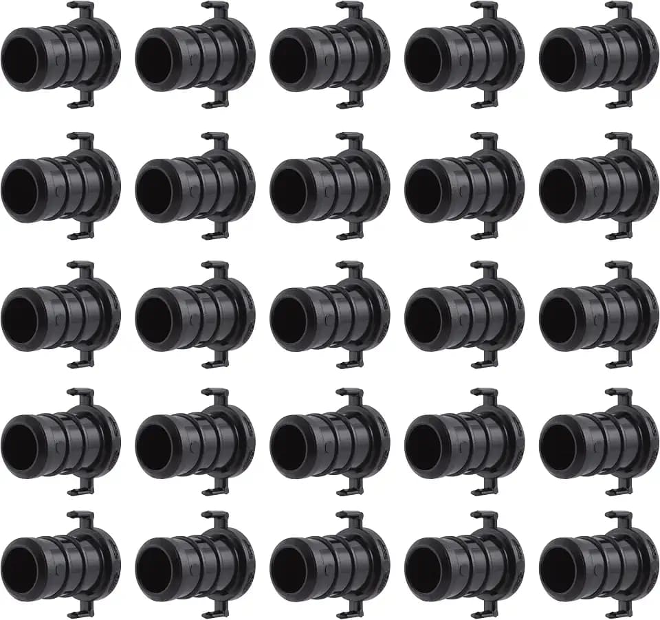 SharkBite 1/2 Inch Poly Crimp Plug, Pack of 25, PEX Pipe, PE-RT, UP514