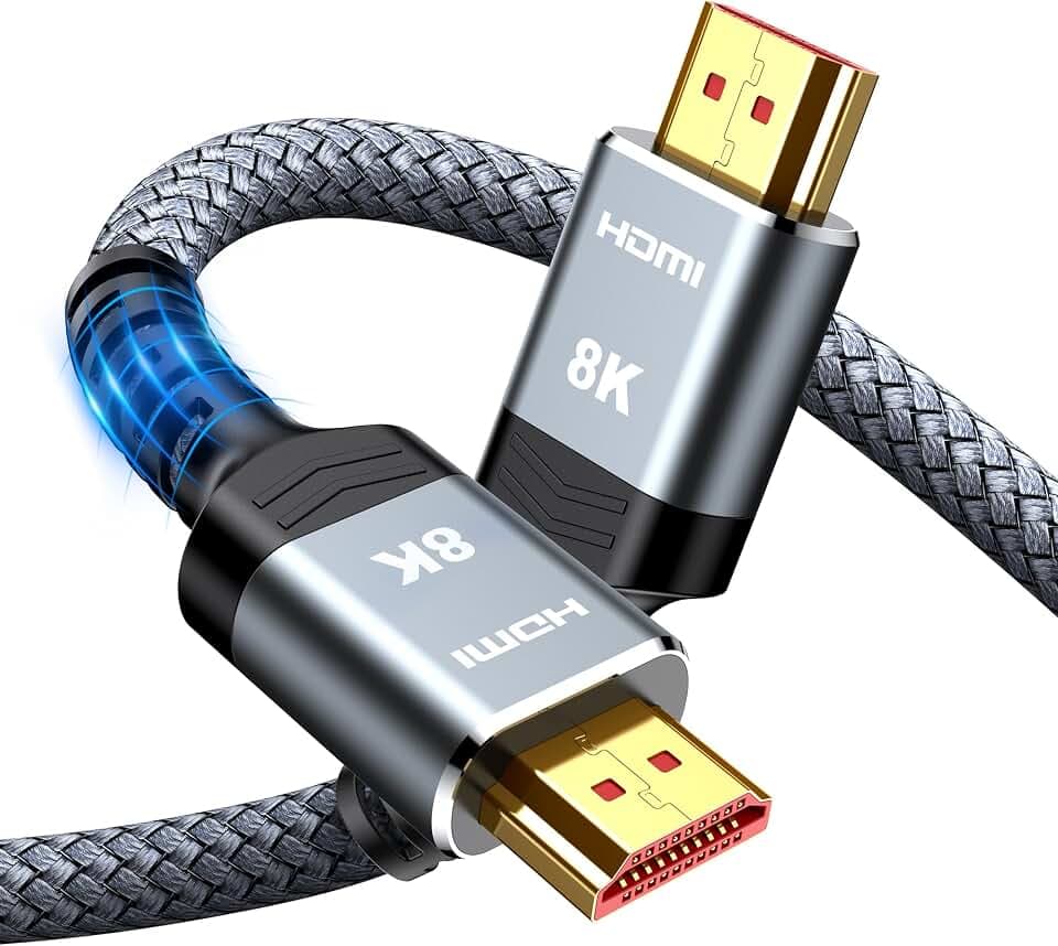 SNOWKIDS 10K 8K HDMI 2.1 Kabel 5Meter, HDMI Kabel 48Gbps Ultra High Speed