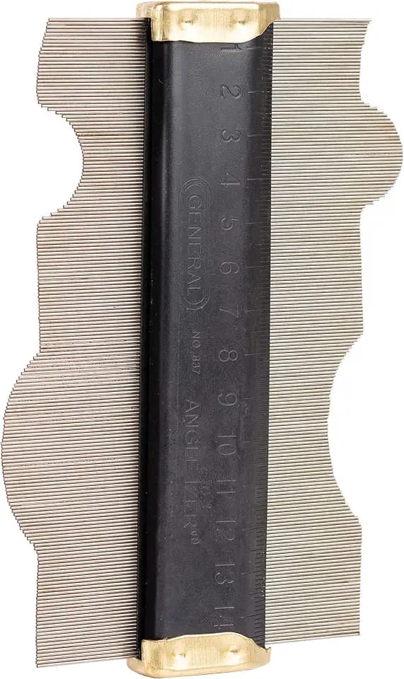 General Tools Contour Gauge 837 - 6" Angle Finder Tool for Home Improvement - Gadgets for Men