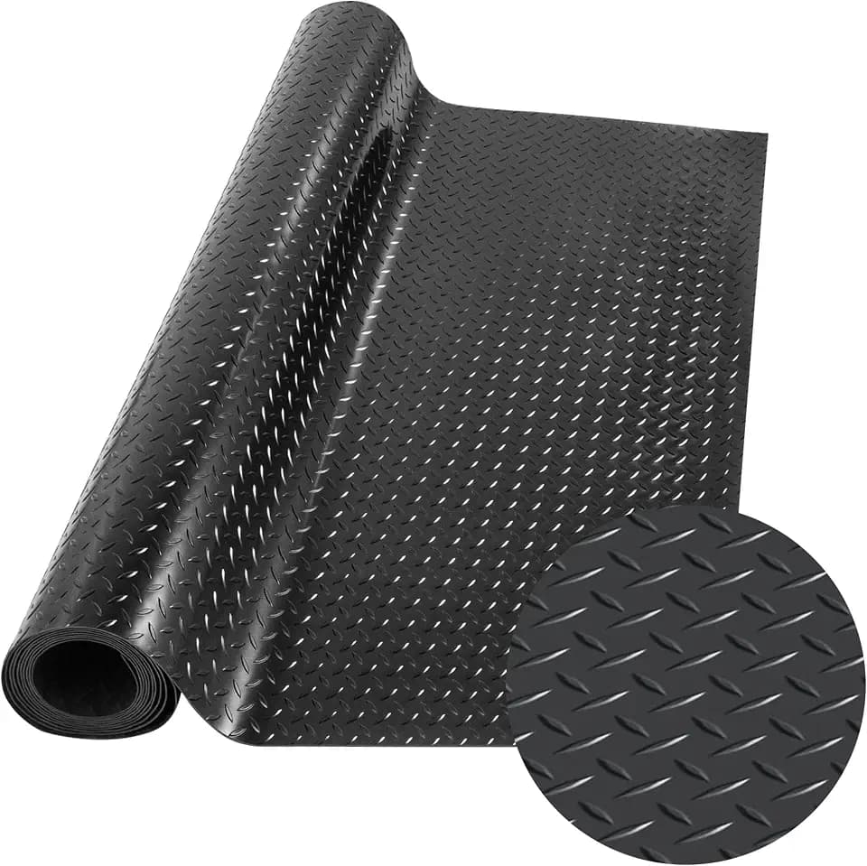 bimiti Noppen-Gummimatte 300 x 150 cm, rutschfeste Schutzmatte Meterware