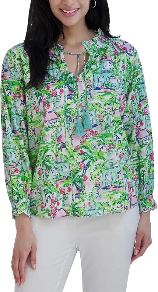 Stella Parker Women's Fashion T-Shirt Trendy Long Sleeve Casual Top