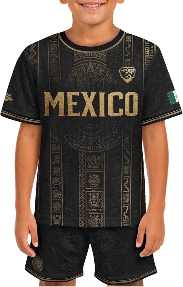 Mexico Jersey Kids, Mexico Kids Soccer Jersey Sets for Soccer Fans