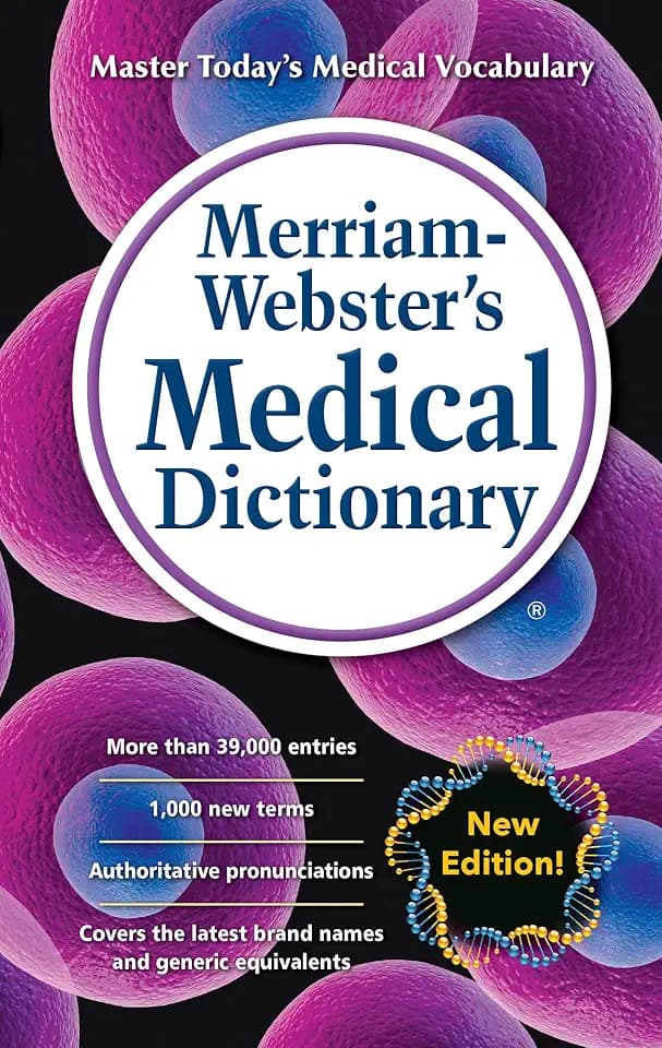 Merriam-Webster's Medical Dictionary, Newest Edition, Mass-Market Paperback