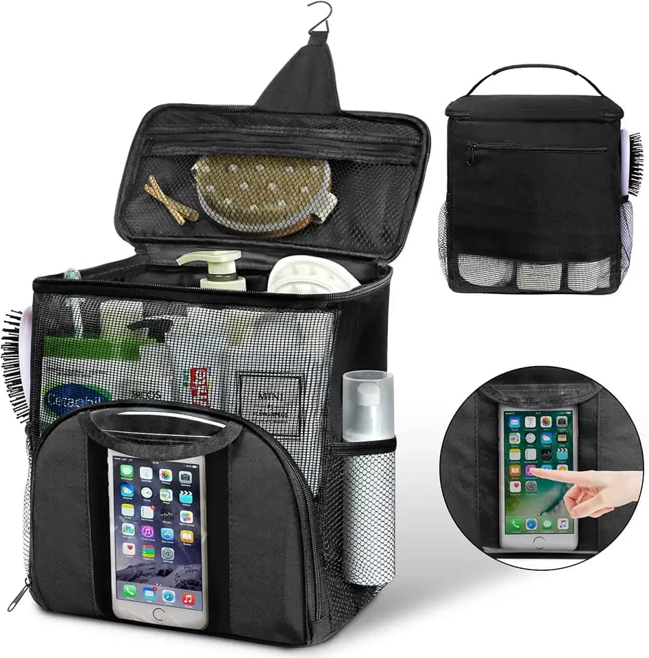 Attmu Mesh Shower Caddy Portable Dorm Room Essentials, Toiletry Tote Bag