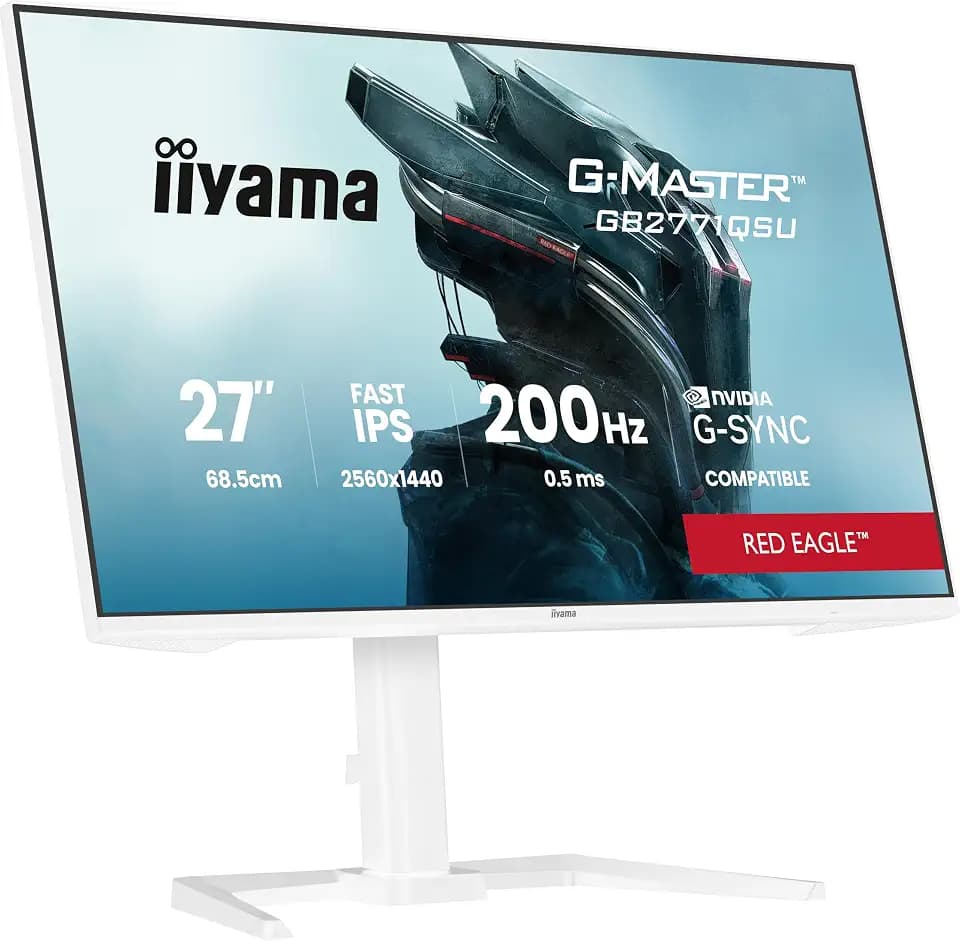 iiyama G-Master Red Eagle GB2771QSU-W1 QHD Fast IPS Gaming-Monitor