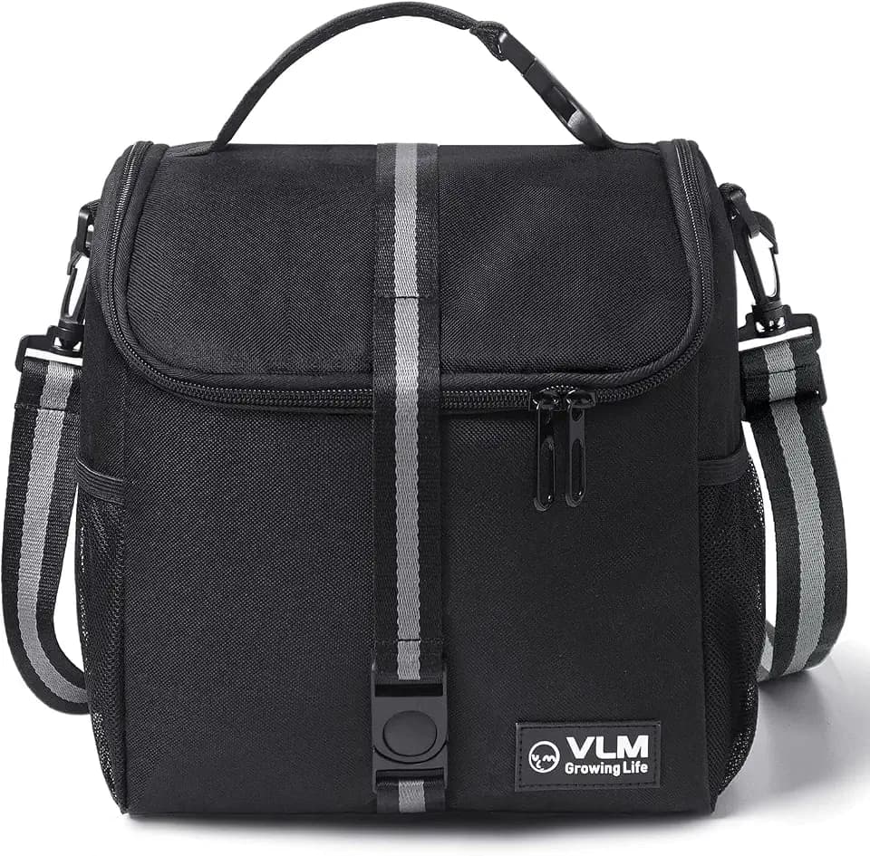 VLM Lunch Box for Women, Insulated Lunch Bag Women, Cute Floral Lunch Tote