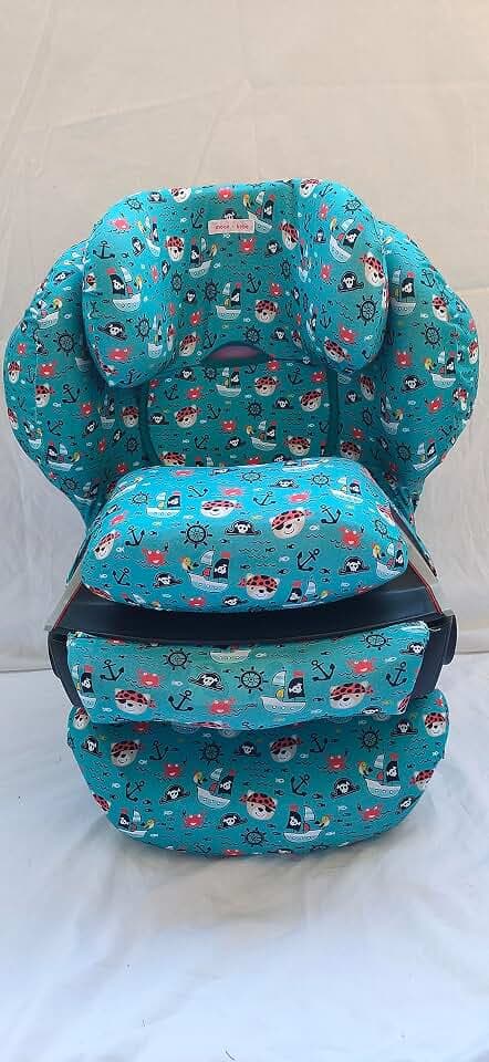 moon-bebe Bezug kompatibel mit Cybex Silver Juno 2-Fix Autositz, Grün