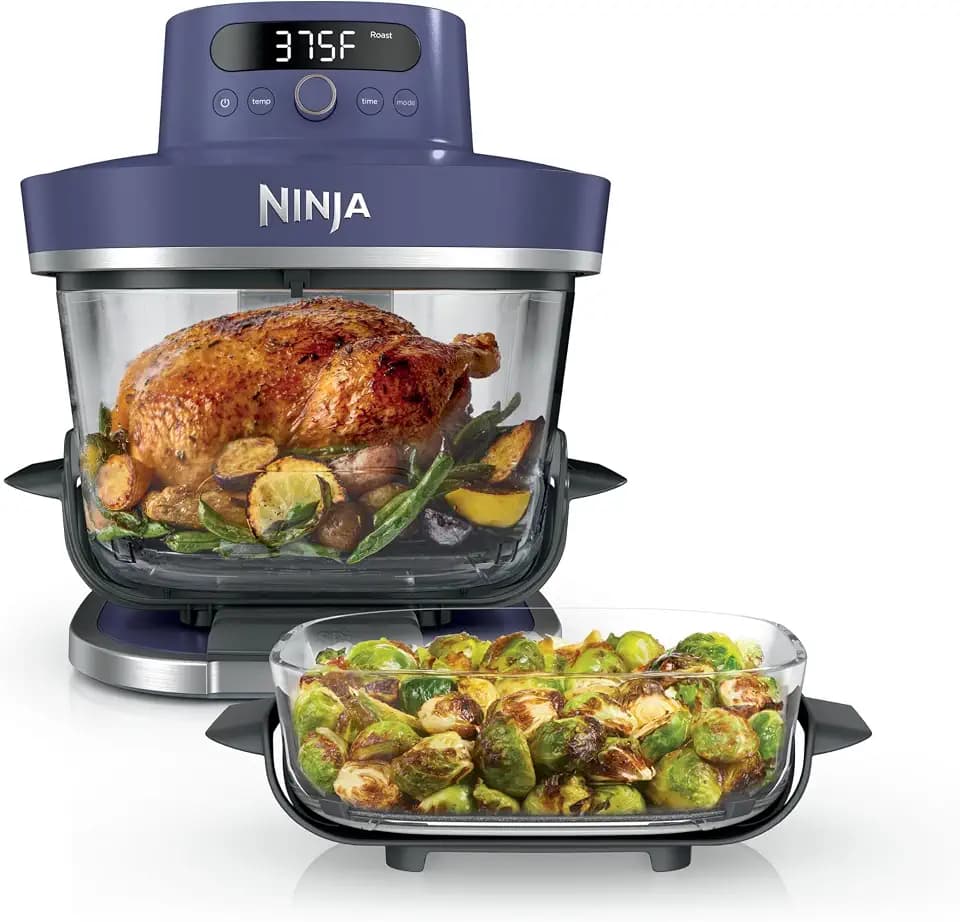 Ninja Crispi Pro Glass Air Fryer, 6-in-1, Amethyst, AS101PU1