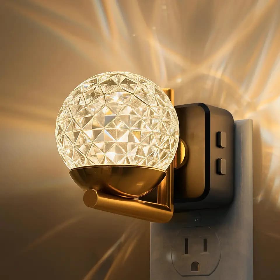 L LOHAS LED Night Lights Plug Into Wall, Dusk to Dawn Sensor