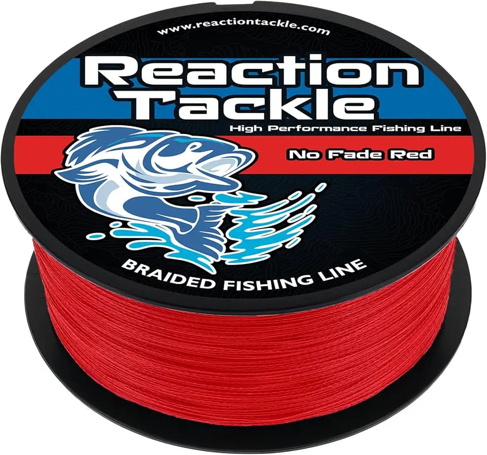 Reaction Tackle Braided Fishing Line, Pro Grade Braid, Fresh and Saltwater