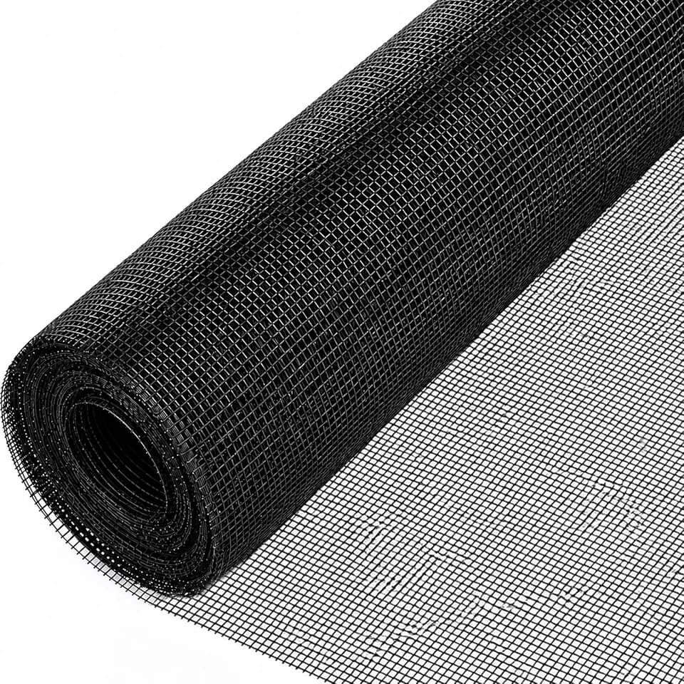 60" x 100" Window Screen Replacement Mesh, Black Fiberglass Screen for Window & Screen Door Repair, Durable High Visibility Mesh for Patio, Sliding Door & Window Screens