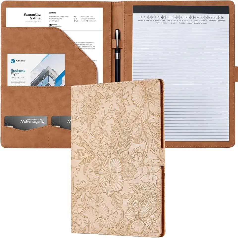 Mymazn Padfolio, Portfolio Binder, Legal Pad Holder, Resume Folder