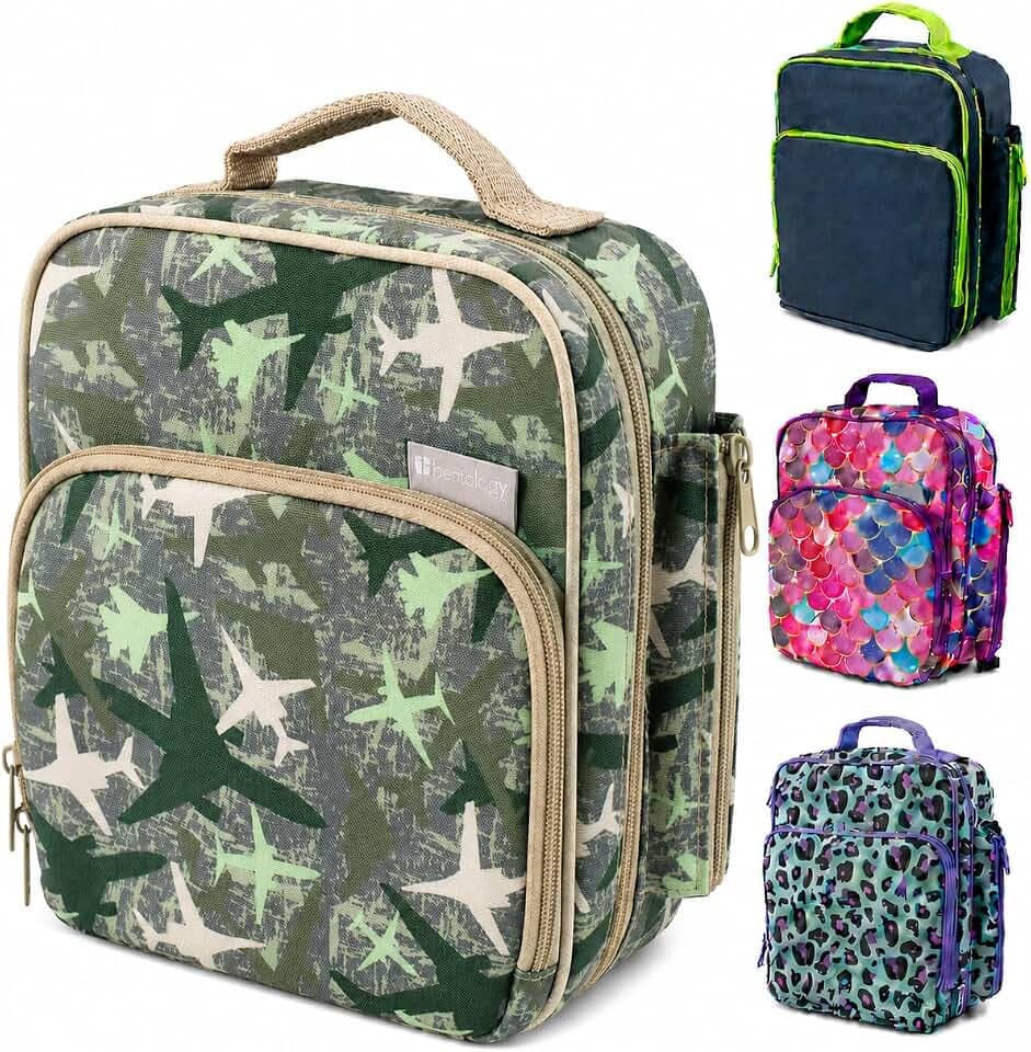 Bentology Kids Insulated Lunch Box for School with Reinforced Support Frame