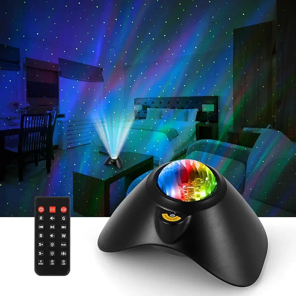 Galaxy Projector, Northern Galaxy Light Aurora, Star Projector with Timer and Remote Control, Night Lights LED for Bedroom Room Decor, Gifts for Kids, Adults, Christmas, Birthday