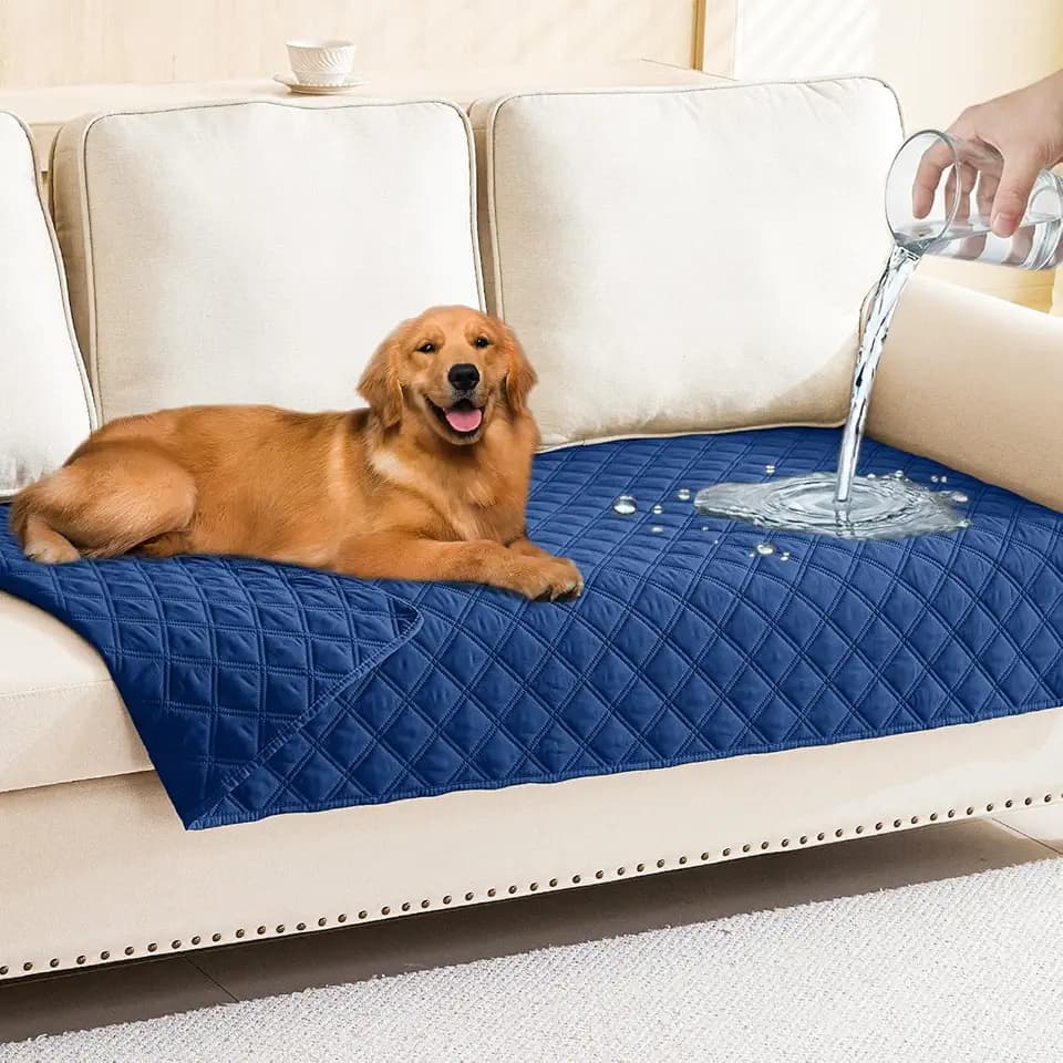 Smiry Waterproof Reversible Pet Couch Covers for Dogs