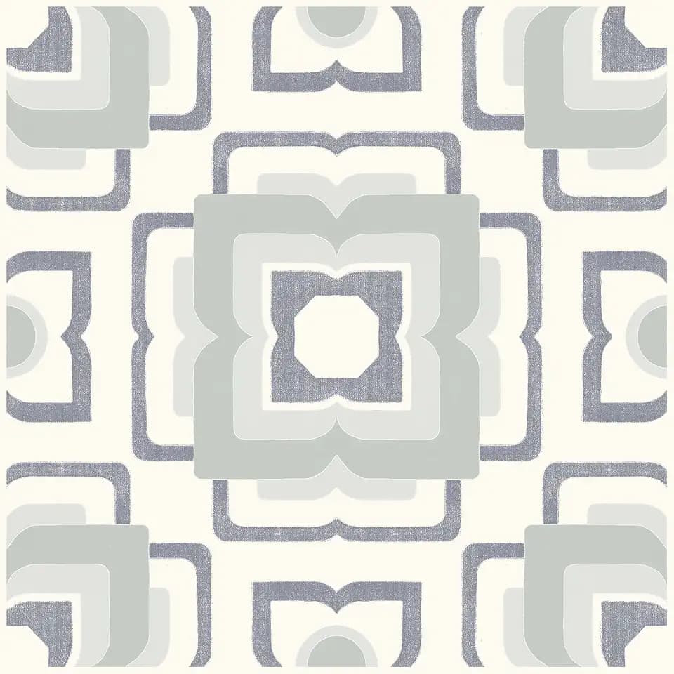 FloorPops 12-in by 12-in Teal Posey Vinyl Peel & Stick Floor Tiles (10 Tiles), (10 sq.ft./Carton)