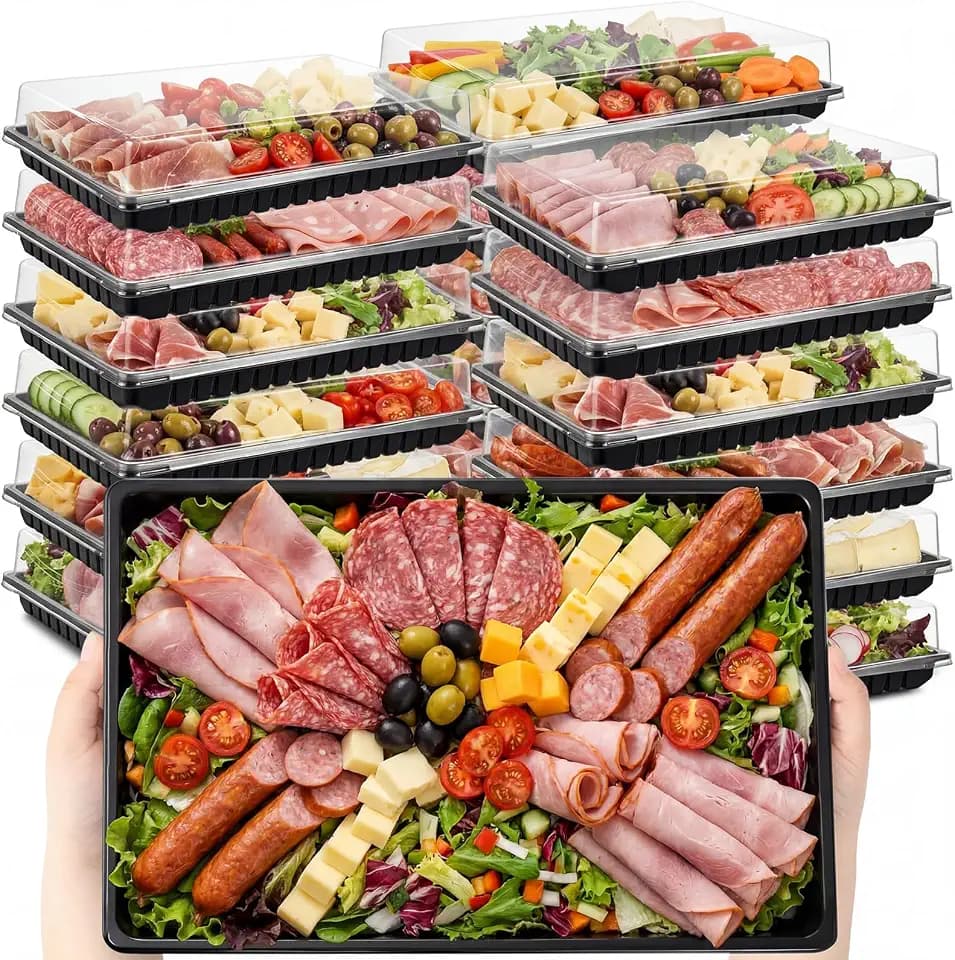 Shellwei 20 Pack Extra Large Charcuterie Board with Lids