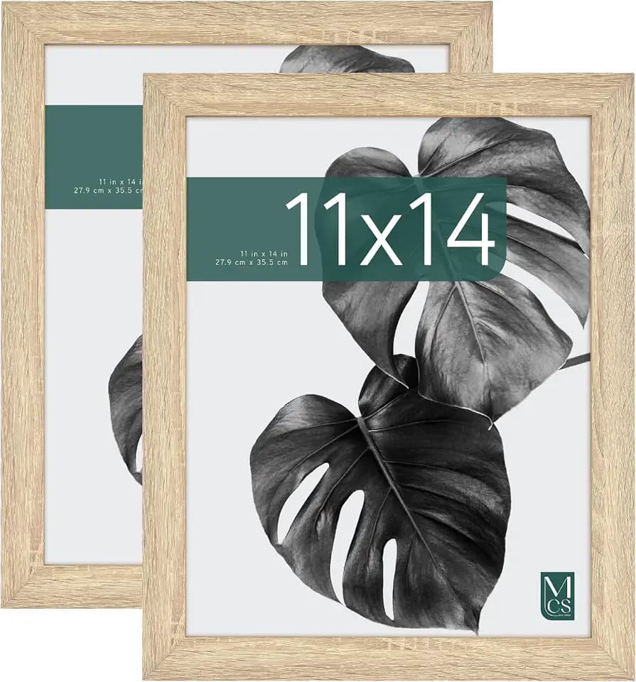 MCS Studio Gallery Frame Natural Woodgrain, Rectang, 2-Pack