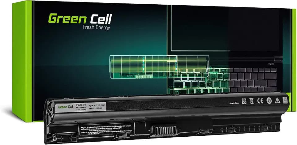 Green Cell Laptop Akku Dell M5Y1K WKRJ2 K185W für Dell Inspiron 15 5555 5558 5559 17 5755 5758 5759 15 5551 5552 3551 3552 3555 3558 3567 14 3451 3452 Vostro 15 3558 3559 3568 Latitude 3470 3570