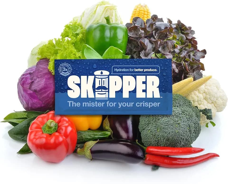 Skipper Fridge Hydration Pack | Keeps Vegetables & Herbs Fresh 3X Longer