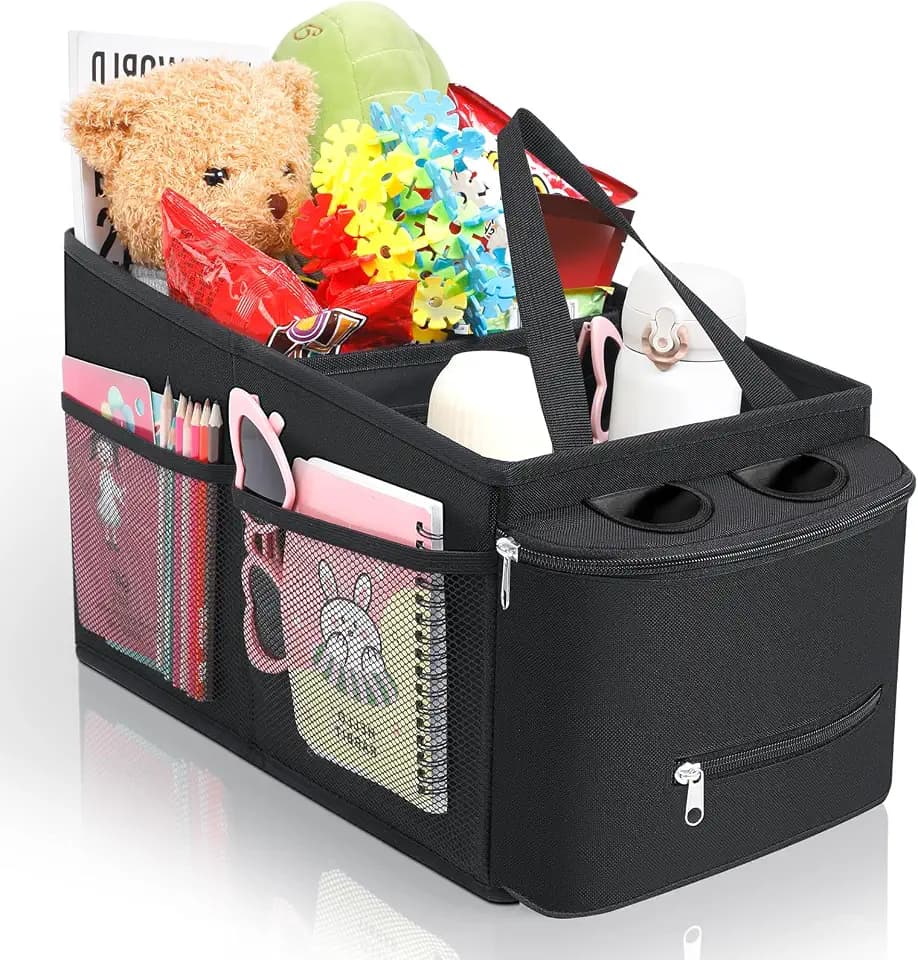 Romon Auto Organizer, Auto Zubehör Innenraum Universeller Rückbank Autositz Car Organizers Kinder Aufbewahrungsbox für den Rücksitz & Beifahrersitz für Spielzeug, Bücher, Snacks, andere Utensilien