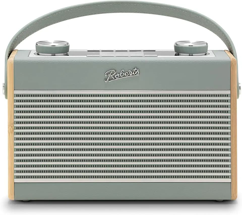 Roberts Rambler Classic FM/DAB/DAB+ Digitalradio mit Bluetooth, Duck Egg