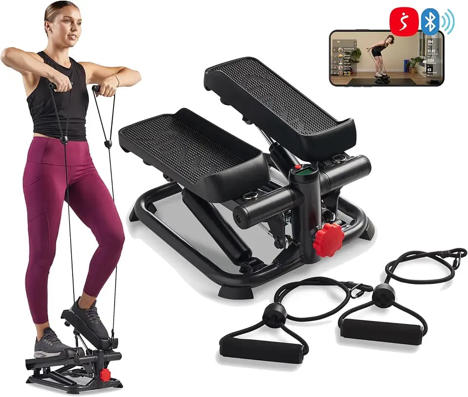 Sunny Health & Fitness Mini Stepper w/LCD Monitor & Adjustable Step Height