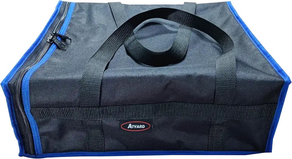 ATYARD Pizza Delivery Bag, 12" x 12" x 7" Pizza Warmer Bags for Carry Hot, Insulated Food Delivery Bag, Insulated Grocery Bags, Holds up to 3 Fresh Pizzas.