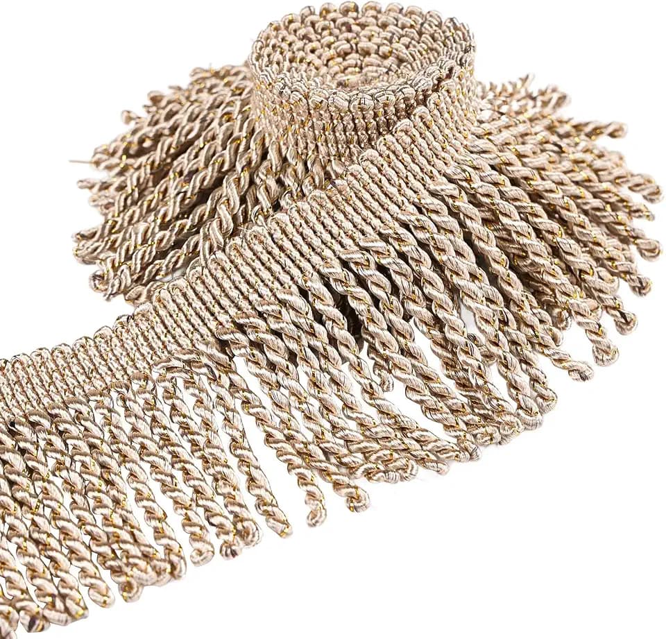 6 Yard 3 Inch Curtain Fringes Bullion Fringe Trim