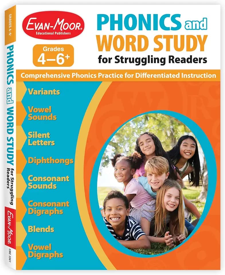 Evan-Moor Phonics and Word Study for Struggling Readers