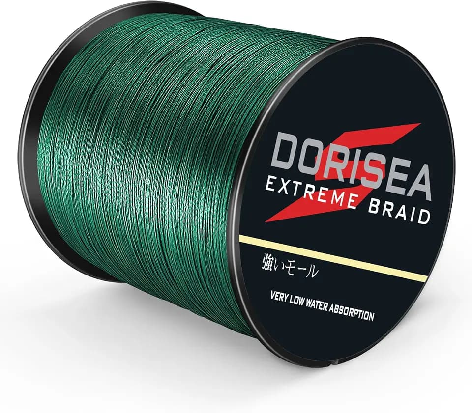 Extreme Braid 100% Pe Moss Green Braided Fishing Line 109Yards-2187Yards 6-550Lb Test Fishing Wire Fishing String Incredible Superline Zero Stretch