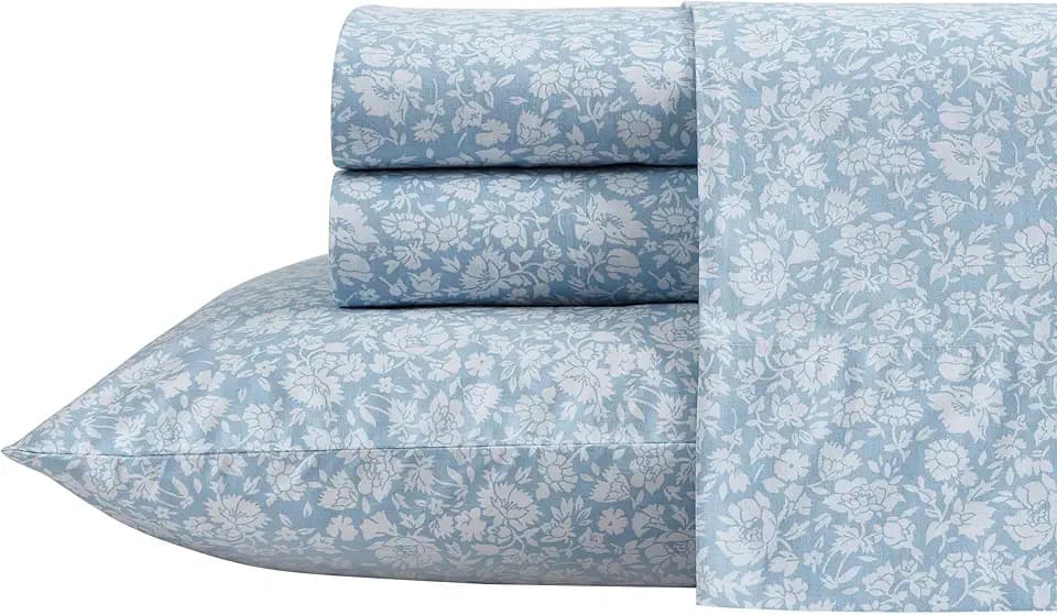 Laura Ashley - Queen Sheet Set with Fitted Sheet & Pillowcases
