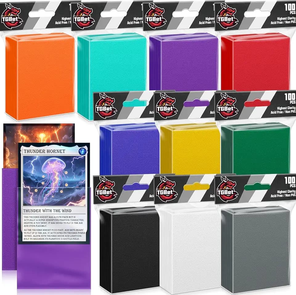 1000ct MTG Card Sleeves, 10 Colors Matte Trading Card Sleeves
