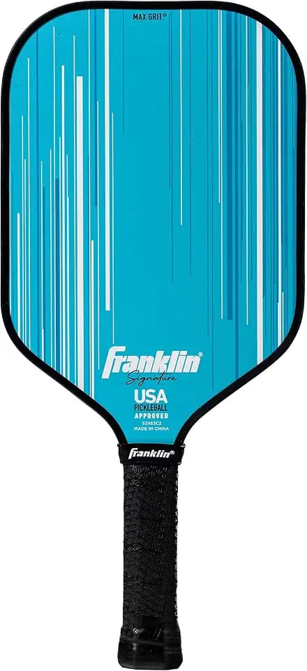 Franklin Sports Pro Pickleball Paddles - Signature Series Pro Pickleball Paddle with MaxGrit Surface - USA Pickleball (USAPA) Approved Tournament Pickleball Paddles - 13mm + 16mm Polypropylene Cores