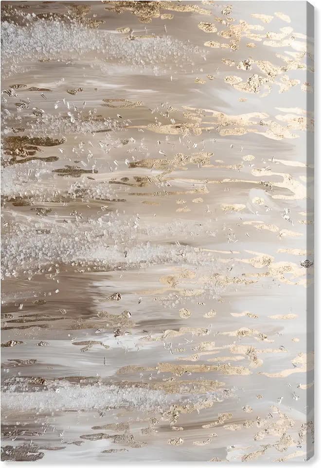 Art Remedy Rust Wounds Canvas Elegant Gold Abstract, Gallery Wrapped, 20" x 30"